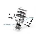 Alphacool Core 1 Blanc, Refroidisseur CPU Blanc