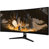 Arozzi Nova 34T2K165 34" Moniteur UltraWide gaming incurvé Noir, 2x DisplayPort, 2x HDMI, 165 Hz