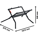 Bosch Table de transport et de travail GTA700, Table de travail Noir