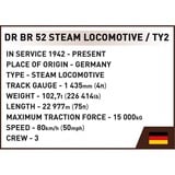 COBI DR BR 52 Locomotive à vapeur et sémaphore ferroviaire, Jouets de construction COBI-6287, échelle 1:35