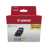 Canon 4541B018 cartouche d'encre 3 pièce(s) Original Cyan, Magenta, Jaune Cyan, Magenta, Jaune, 3 pièce(s), Multi pack