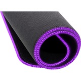 Cooler Master Gaming MP750 Tapis de souris de jeu Noir, Violet, Tapis de souris gaming Noir, Noir, Violet, Monochromatique, Coton, Plastique, Caoutchouc, Alimenté par port USB, Base antidérapante, Tapis de souris de jeu