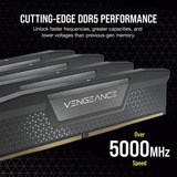 Corsair 128 Go DDR5-6400 (2x 64 Go) mémoire vive Noir, CMH128GX5M2B6400C42, XMP 3.0