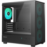 DeepCool CC350 4F boîtier midi tower Noir | 3x USB-A | RGB | Verre trempé