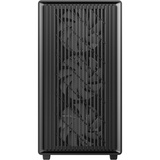 DeepCool CC350 4F boîtier midi tower Noir | 3x USB-A | RGB | Verre trempé