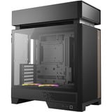 DeepCool CL660 boîtier midi tower Noir/bois | 2x USB-A | 1x USB-C | RGB | Verre Trempé