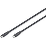 Digitus Câble de connexion en silicone USB 3.2 Gen 2 USB-C > USB-C Noir
