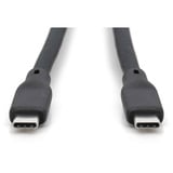 Digitus Câble de connexion en silicone USB 3.2 Gen 2 USB-C > USB-C Noir