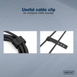 Digitus Câble de connexion en silicone USB 3.2 Gen 2 USB-C > USB-C Noir