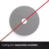 EINHELL Meuleuse d'angle sans fil Power X-Change TE-AG 18/115-2 Li - Solo, 18 Volts Rouge/Noir