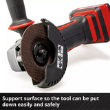 EINHELL TE-AG 18/115-2 Li - Solo, Meuleuse d'angle Rouge/Noir