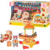 EPOCH Sylvanian Families - Stand mobile de hamburgers avec figurine, Jouets de construction 
