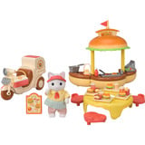 EPOCH Sylvanian Families - Stand mobile de hamburgers avec figurine, Jouets de construction 