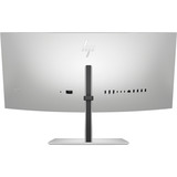 HP Series 7 Pro Écran de conférence WQHD 34 pouces - 734pm 34" Moniteur UltraWide incurvé  Noir/Argent, 86,4 cm (34"), 3440 x 1440 pixels, Wide Quad HD, LCD, 5 ms, Noir, Argent