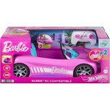 Hot Wheels Hot Wheels-Cabriolet Radiocommandé Barbie-Peut accueillir 2 poupées, Voiture télécommandée Voiture, Barbie, 4 an(s), AA, Plastique, Rose