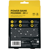 Intenso PD20000 Power Delivery Lithium Polymère (LiPo) 20000 mAh Anthracite, Powerbank Gris, 20000 mAh, Lithium Polymère (LiPo), Quick Charge 3.0, Anthracite