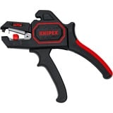 KNIPEX Pince à dénuder automatique Noir/Rouge, avec ressort d'ouverture, 0,2 tot 6mm²