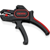 KNIPEX Pince à dénuder automatique Noir/Rouge, avec ressort d'ouverture, 0,2 tot 6mm²