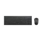 Kensington KM150 EQ Kit clavier + souris sans fil, set de bureau Noir, Layout DE, Membrane, Sans fil, RF sans fil, Clavier à membrane, QWERTZ, Noir, Souris incluse