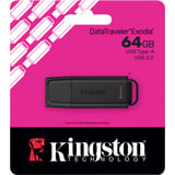 Kingston DataTraveler Exodia 64 GB, Clé USB Noir
