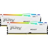 Kingston FURY 64 Go DDR5-5200 (2x 32 Go) mémoire vive Blanc, KF552C40BWAK2-64, XMP 3.0