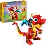 LEGO Creator 3-en-1 - Le dragon rouge, Jouets de construction 31145