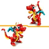 LEGO Creator 3-en-1 - Le dragon rouge, Jouets de construction 31145