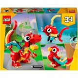 LEGO Creator 3-en-1 - Le dragon rouge, Jouets de construction 31145