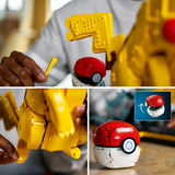 LEGO Pokémon Pikachu et Pokéball, Jouets de construction 
