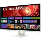 LG Smart Monitor 32U721SA-W 32" 4K Ultra HD Blanc, 2x HDMI, 1x USB-C, 2x USB-A, 80 cm (31.5"), 3840 x 2160 pixels, 4K Ultra HD, LCD, 5 ms, Blanc