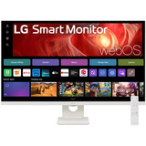 LG  32" 4K UHD Moniteur  Blanc