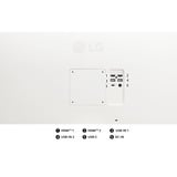 LG  32" 4K UHD Moniteur  Blanc