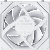 Lian Li UNI FAN TL LCD FLEX ventilateurs de boîtier RGB  Blanc, 3 pièces, 124 x 120 x 28 mm, PWM