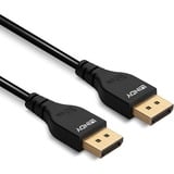 Lindy Câble Slim DisplayPort 1.4, 2m Noir, 2m, 2 m, DisplayPort, DisplayPort, Mâle, Mâle, 7680 x 4320 pixels