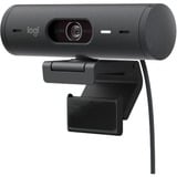 Logitech Brio 500 Full HD, Webcam Noir, 1080p/30fps, 720p/60fps