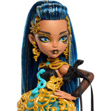 Mattel Monster High-Poupée Cleo De Nile Monstrueux Anniversaire Poupée mannequin, Femelle, 4 an(s), Garçon/Fille, 290 mm, 250 g