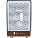 Montech Heritage 30 Pro boîtier mini tower Blanc/Marron | 2x USB-A | 1x USB-C | Window
