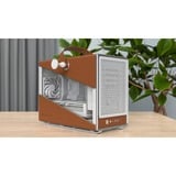 Montech Heritage 30 Pro boîtier mini tower Blanc/Marron | 2x USB-A | 1x USB-C | Window
