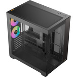 Ocypus Delta C74 ARGB boîtier midi tower Noir | 2x USB-A | 1x USB-C | RGB | Verre trempé
