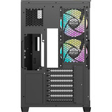 Ocypus  boîtier midi tower Noir | 2x USB-A | 1x USB-C | RGB | Window
