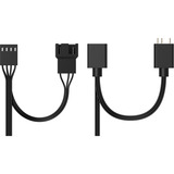 Ocypus  boîtier midi tower Noir | 2x USB-A | 1x USB-C | RGB | Window