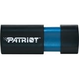 Patriot Supersonic Rage Lite lecteur USB flash 32 Go USB Type-A 3.2 Gen 1 (3.1 Gen 1) Noir, Bleu, Clé USB Noir/Bleu, 32 Go, USB Type-A, 3.2 Gen 1 (3.1 Gen 1), 180 Mo/s, Slide, Noir, Bleu