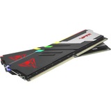 Patriot Viper RGB PVVR532G560C36K module de mémoire 32 Go 2 x 16 Go DDR5 5600 MHz ECC, Mémoire vive Noir/Blanc, 32 Go, 2 x 16 Go, DDR5, 5600 MHz