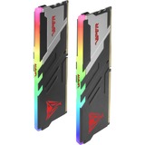 Patriot Viper RGB PVVR532G560C36K module de mémoire 32 Go 2 x 16 Go DDR5 5600 MHz ECC, Mémoire vive Noir/Blanc, 32 Go, 2 x 16 Go, DDR5, 5600 MHz