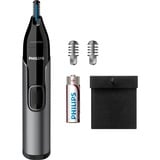 Philips 3000 series Nose trimmer series 3000 NT3650/16 Tondeuse nez, oreilles et sourcils, Nez / Ohrenhaartrimmer Gris/Noir, oreilles et sourcils, Gris, Acier inoxydable, Batterie, AA, Alcaline