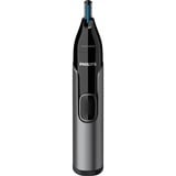 Philips 3000 series Nose trimmer series 3000 NT3650/16 Tondeuse nez, oreilles et sourcils, Nez / Ohrenhaartrimmer Gris/Noir, oreilles et sourcils, Gris, Acier inoxydable, Batterie, AA, Alcaline