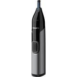 Philips 3000 series Nose trimmer series 3000 NT3650/16 Tondeuse nez, oreilles et sourcils, Nez / Ohrenhaartrimmer Gris/Noir, oreilles et sourcils, Gris, Acier inoxydable, Batterie, AA, Alcaline