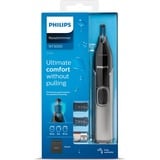 Philips 3000 series Nose trimmer series 3000 NT3650/16 Tondeuse nez, oreilles et sourcils, Nez / Ohrenhaartrimmer Gris/Noir, oreilles et sourcils, Gris, Acier inoxydable, Batterie, AA, Alcaline