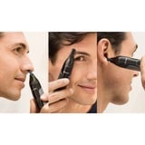 Philips 3000 series Nose trimmer series 3000 NT3650/16 Tondeuse nez, oreilles et sourcils, Nez / Ohrenhaartrimmer Gris/Noir, oreilles et sourcils, Gris, Acier inoxydable, Batterie, AA, Alcaline