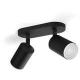 Philips Hue White & Color Ambiance Fugato Spot Double, Lampe Noir